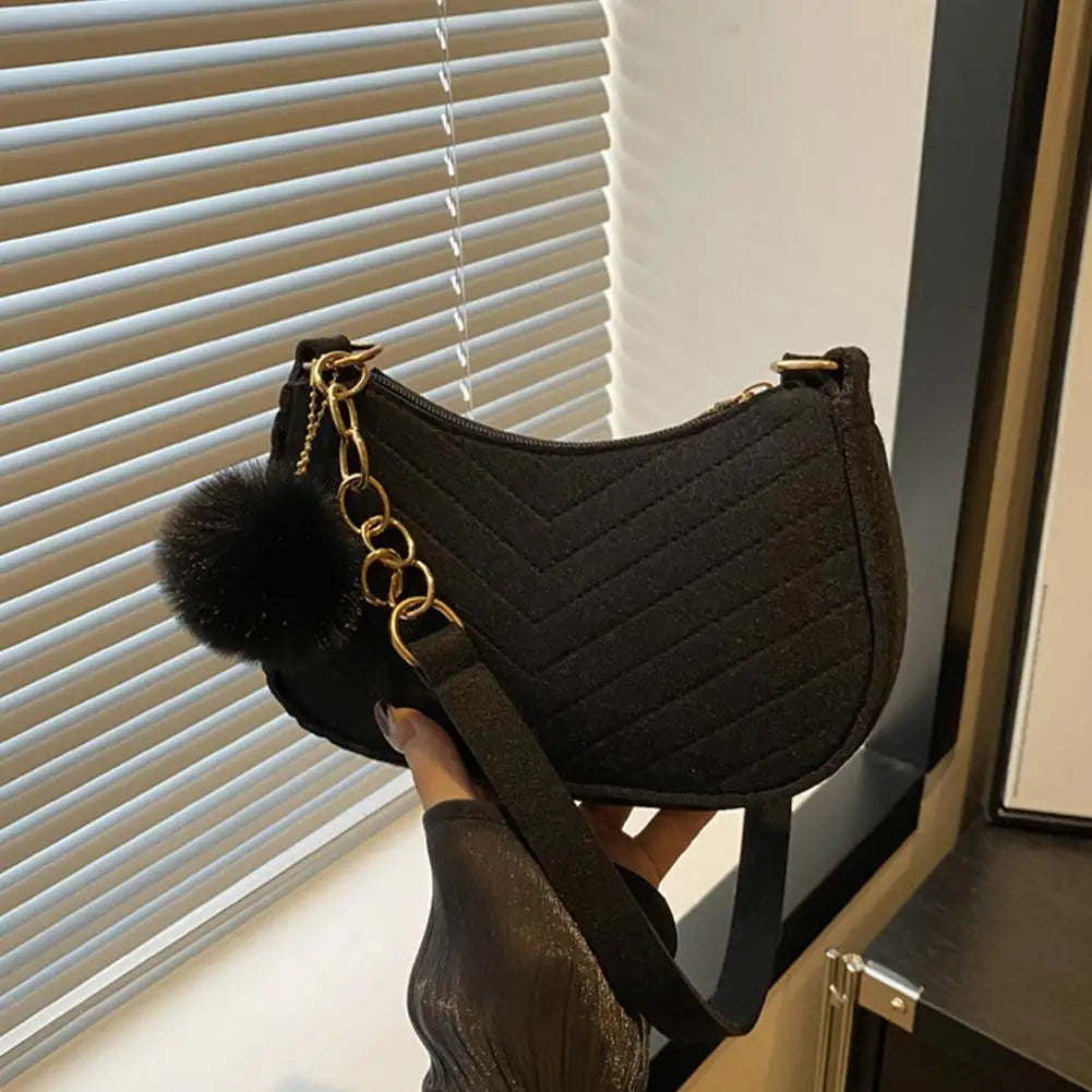 Mini sacs à bandoulière en feutre pour femmes, Design avancé, sacs à main sous les bras, Mini sac de selle