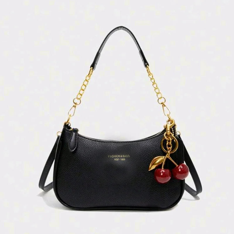 Sac à bandoulière en cuir PU pour femmes, sac à bandoulière avec sangle réglable, fermeture à glissière, sac à main décontracté pour le travail et les voyages